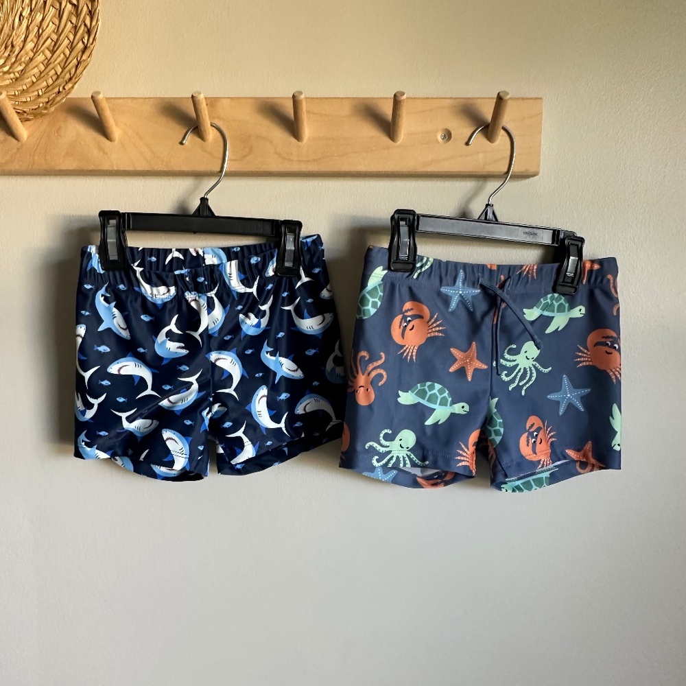 Pair of Boys H&M swim trunks